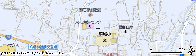 愛媛県南宇和郡愛南町御荘平城1922周辺の地図