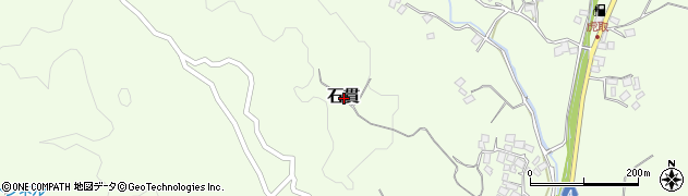 熊本県玉名市石貫周辺の地図