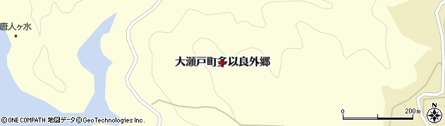 長崎県西海市大瀬戸町多以良外郷周辺の地図