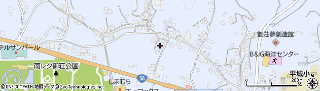 愛媛県南宇和郡愛南町御荘平城1227周辺の地図
