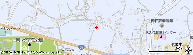 愛媛県南宇和郡愛南町御荘平城1253周辺の地図