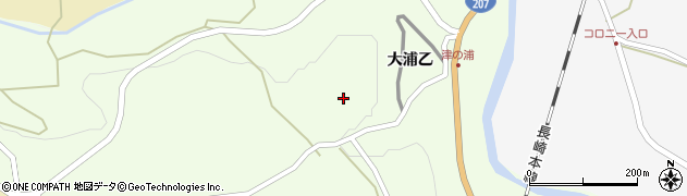 佐賀県太良町（藤津郡）津ノ浦周辺の地図