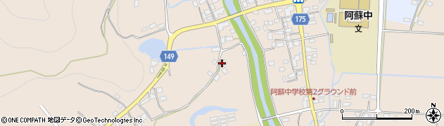 熊本県阿蘇市三久保342周辺の地図