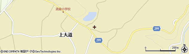 愛媛県南宇和郡愛南町上大道641周辺の地図