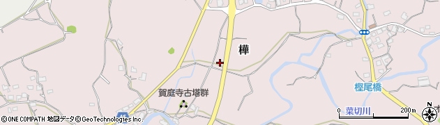 熊本県荒尾市樺周辺の地図