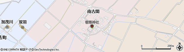 熊本県菊池市南古閑733周辺の地図