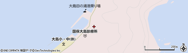 大分県佐伯市鶴見大字大島1026周辺の地図
