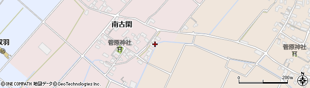 熊本県菊池市南古閑632周辺の地図