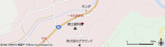 一本松温泉あけぼの荘周辺の地図