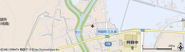 熊本県阿蘇市三久保473周辺の地図