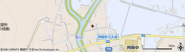 熊本県阿蘇市三久保474周辺の地図