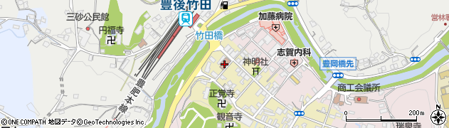 竹田駅前郵便局 ＡＴＭ周辺の地図