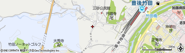 大分県竹田市会々2527周辺の地図