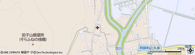 熊本県阿蘇市三久保430周辺の地図