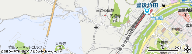 大分県竹田市会々2527-5周辺の地図
