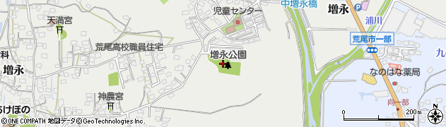増永公園周辺の地図