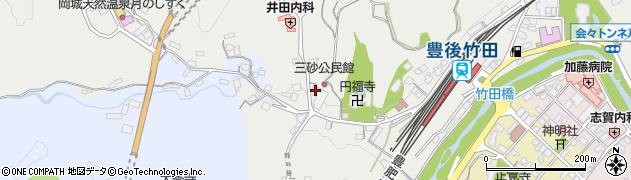 大分県竹田市会々2577-1周辺の地図