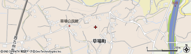 長崎県大村市草場町周辺の地図