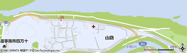 山崎製材所周辺の地図