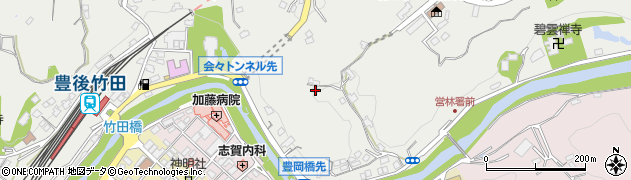 大分県竹田市会々2150周辺の地図