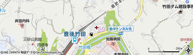大分県竹田市会々2258-1周辺の地図