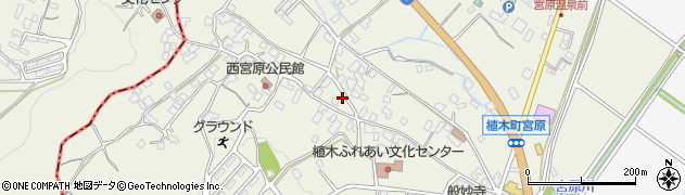 熊本県熊本市北区植木町宮原194周辺の地図