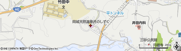岡城天然温泉月のしずく周辺の地図