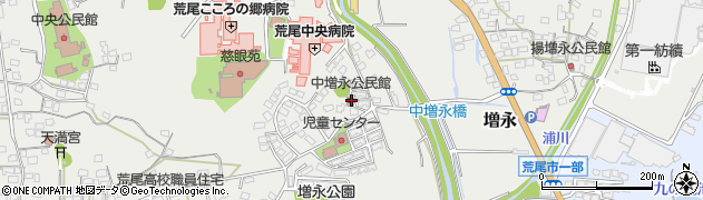 中増永公民館周辺の地図