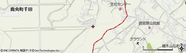 熊本県山鹿市鹿央町千田1388周辺の地図