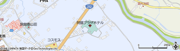 阿蘇プラザホテル周辺の地図