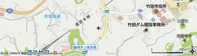 大分県竹田市会々1508-1周辺の地図