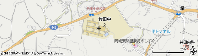 大分県竹田市会々3423-1周辺の地図