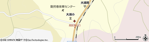 佐賀県太良町（藤津郡）亀ノ浦周辺の地図