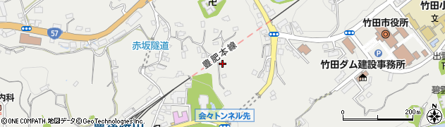 大分県竹田市会々1371周辺の地図