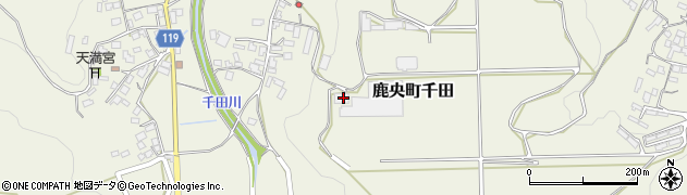 熊本県山鹿市鹿央町千田707周辺の地図