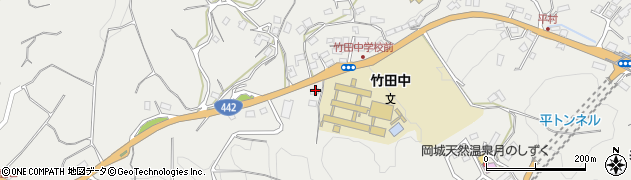 大分県竹田市会々3554周辺の地図