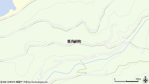 〒856-0011 長崎県大村市重井田町の地図