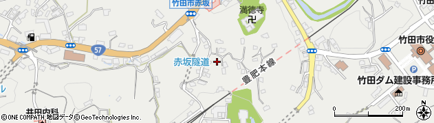 大分県竹田市会々1332周辺の地図