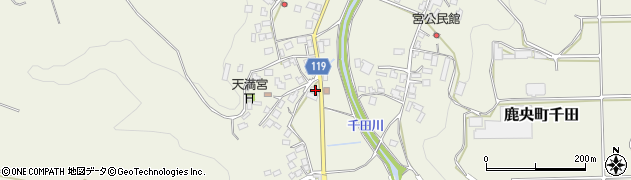 熊本県山鹿市鹿央町千田4059周辺の地図