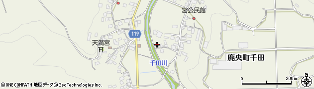 熊本県山鹿市鹿央町千田914周辺の地図