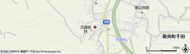 熊本県山鹿市鹿央町千田4039周辺の地図