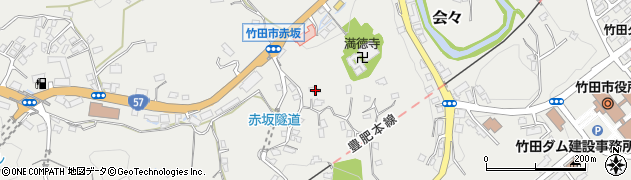 大分県竹田市会々1282周辺の地図
