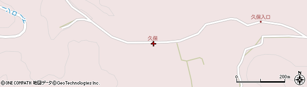 大分県竹田市久保802周辺の地図