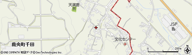 熊本県山鹿市鹿央町千田1506周辺の地図