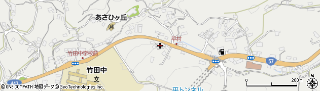 大分県竹田市会々3370-10周辺の地図