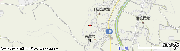熊本県山鹿市鹿央町千田3058周辺の地図