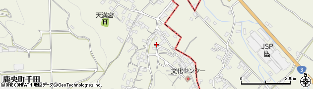 熊本県山鹿市鹿央町千田1492周辺の地図