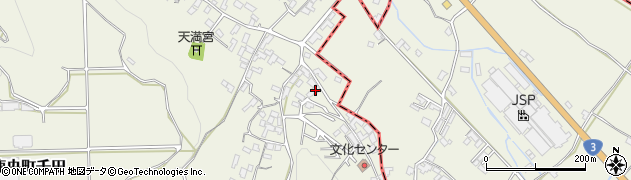 熊本県山鹿市鹿央町千田1493周辺の地図