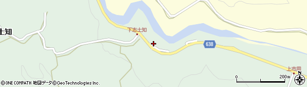 大分県竹田市下志土知720周辺の地図