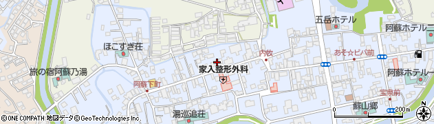 熊本日日新聞内牧販売センター周辺の地図